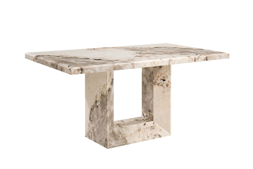 Oakwood Artemis Marble Dining Table 1.6m Mottled Mocha