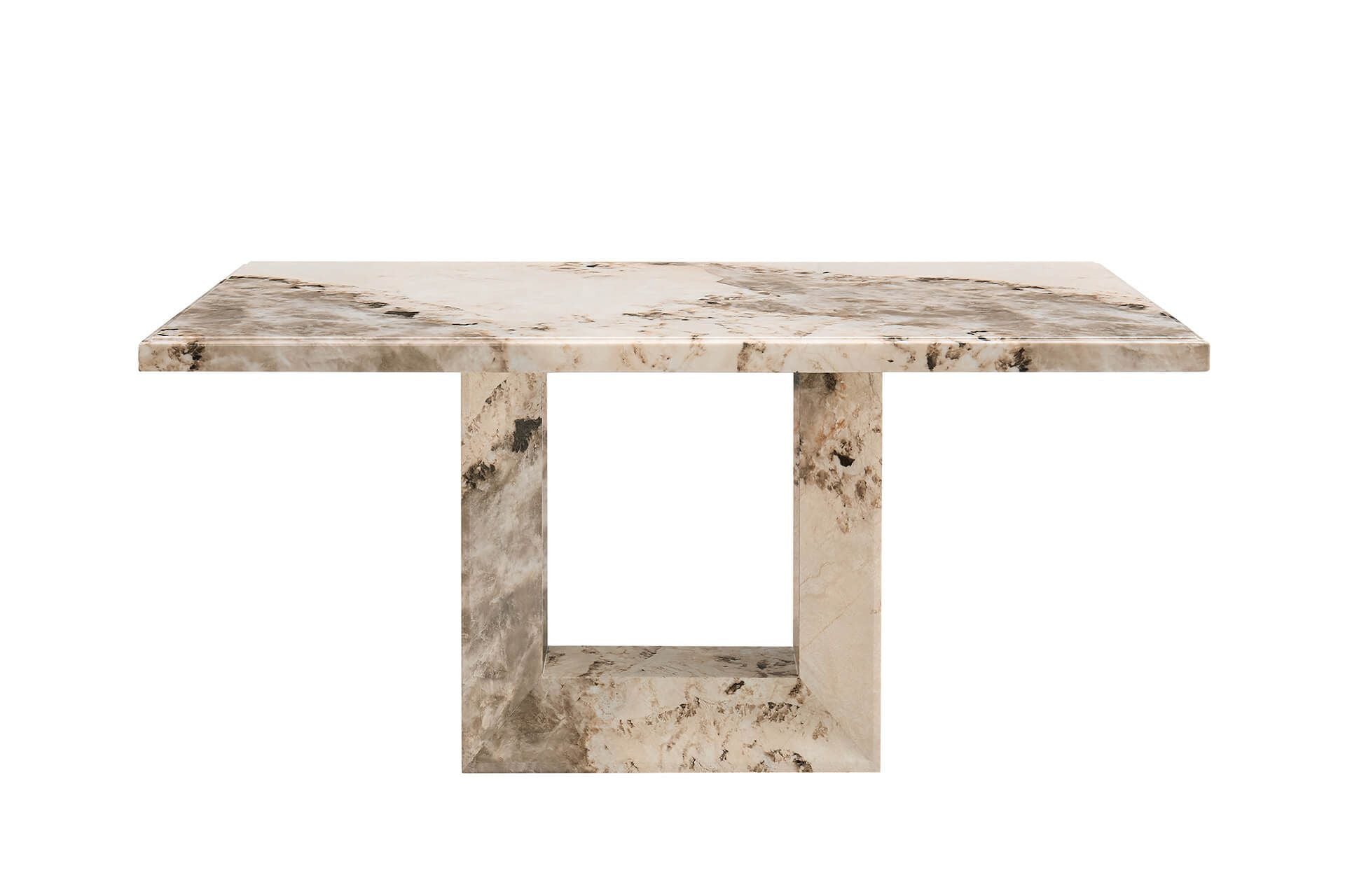 Oakwood Artemis Marble Dining Table 1.6m Mottled Mocha