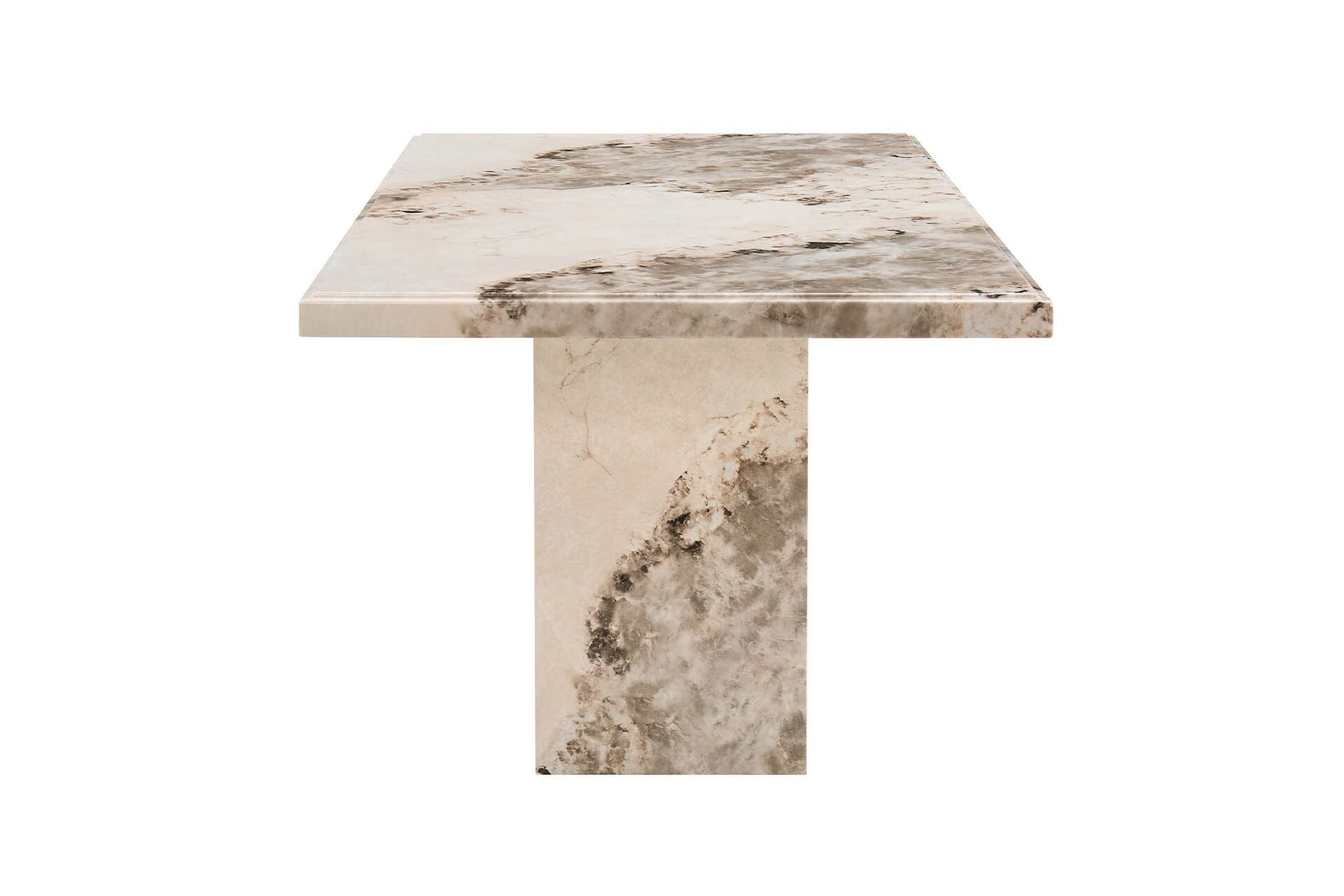 Oakwood Artemis Marble Dining Table 1.6m Mottled Mocha