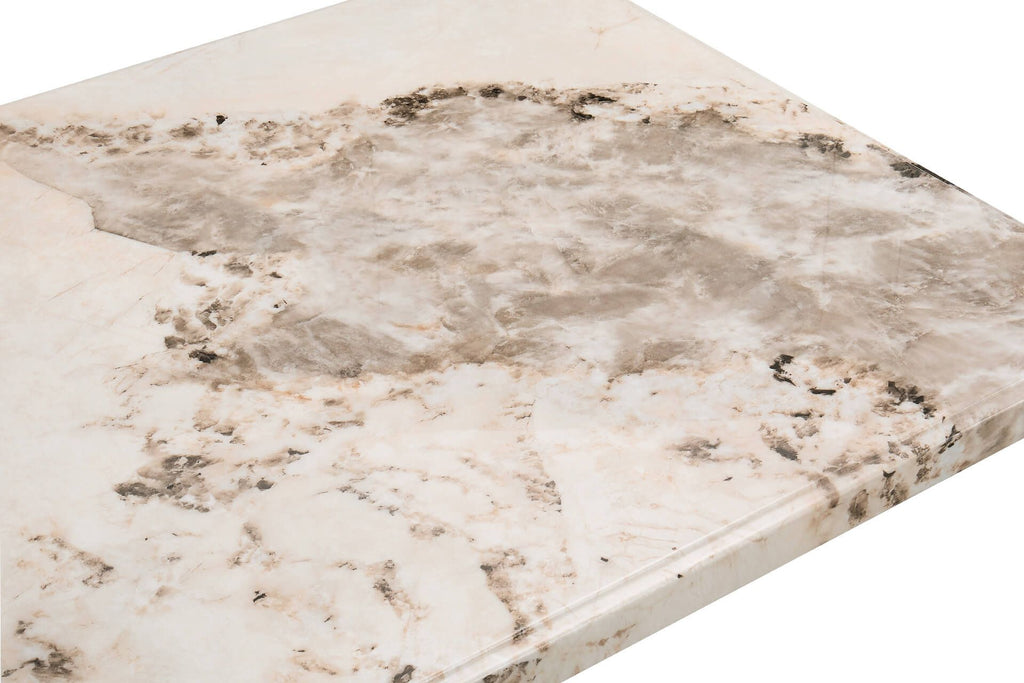 Oakwood Artemis Marble Dining Table 2.0m Mottled Mocha