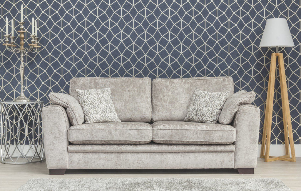 Oakwood Napoli Fabric Upholstered 3 Seater Sofa