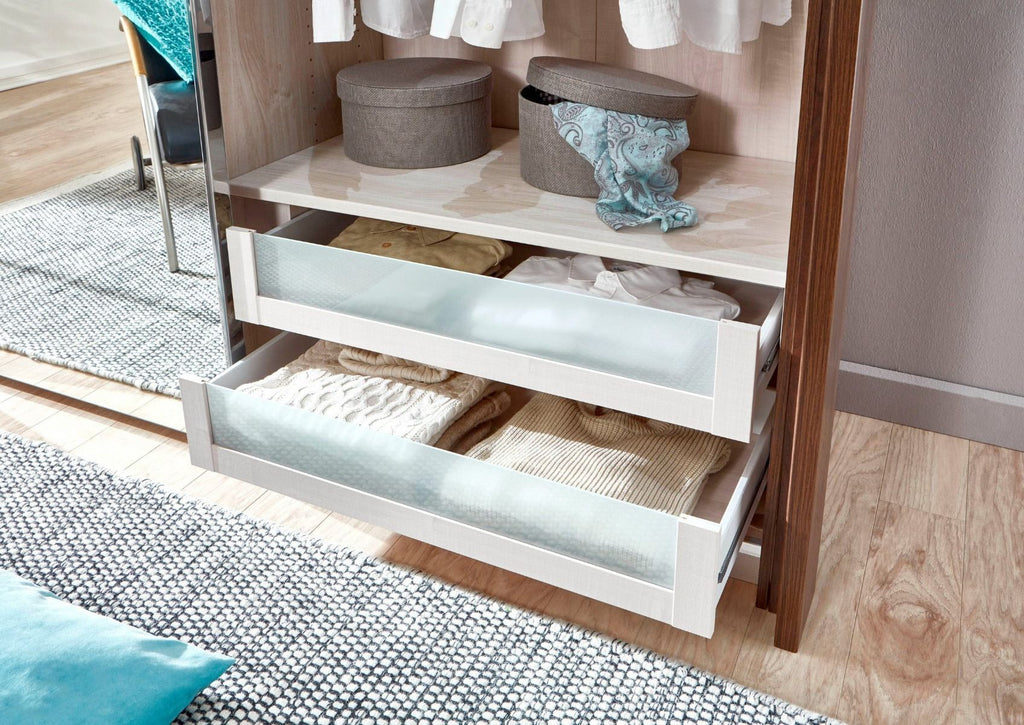 Oakwood Wiemann Glass Front Drawer Insert - 2 Drawers