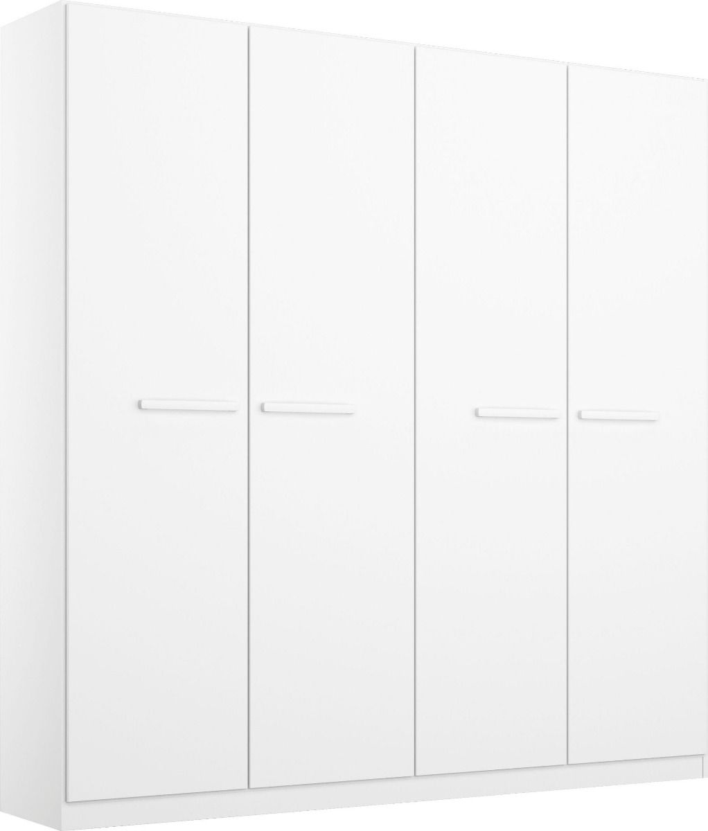 Oakwood Rauch Modi Alpine White 4 Door Hinged Wardrobe