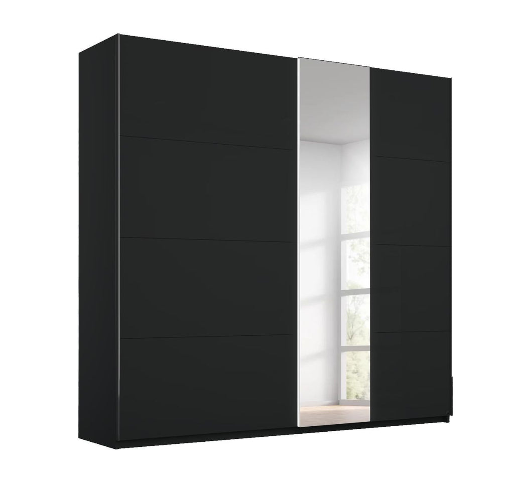 Oakwood Rauch Miramar Perth Graphite Sliding Door Wardrobe