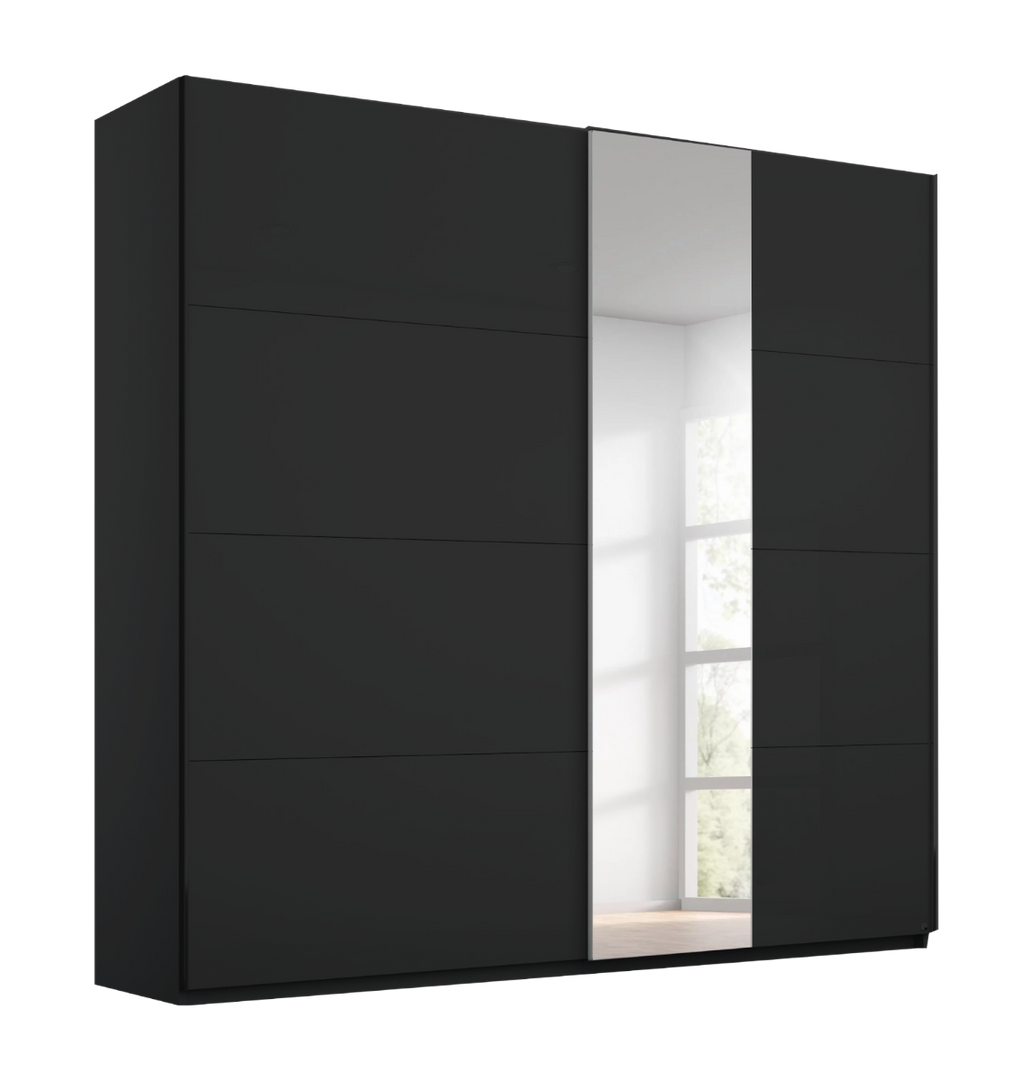 Oakwood Rauch Miramar Perth Graphite Sliding Door Wardrobe