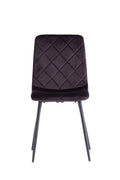 Oakwood 4 x Stella Velvet Dining Chair - Aubergine