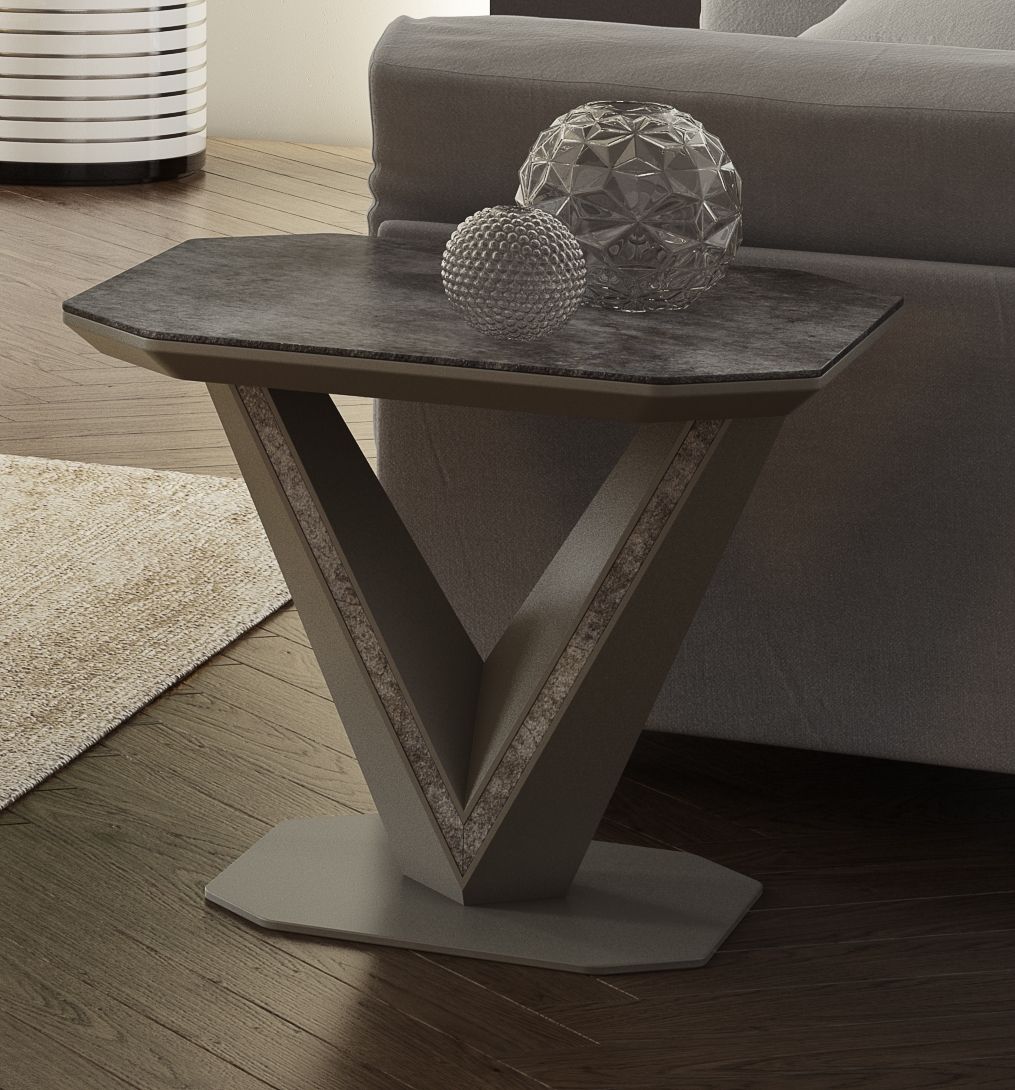 Oakwood Aurelian Ceramic Side Table