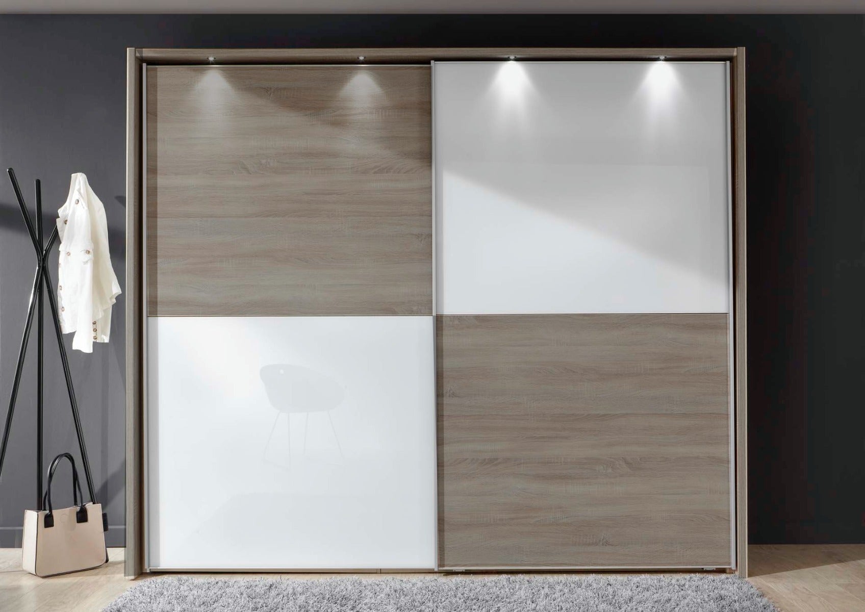 Oakwood Wiemann Berlin 4 Panel Sliding Door Wardrobe