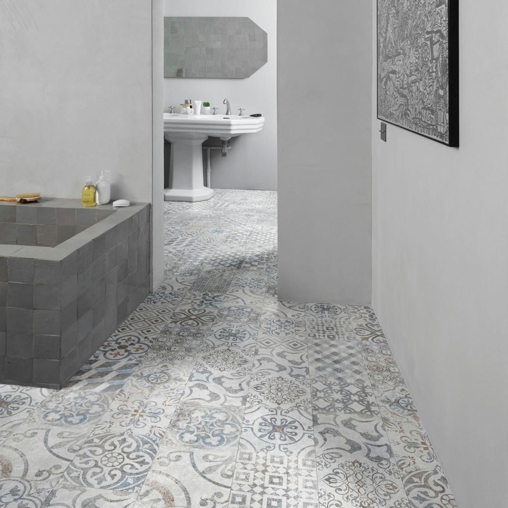 Oakwood Berry Alloc Ocean 8 V4 Laminate Flooring Retro Chic Blue Grey