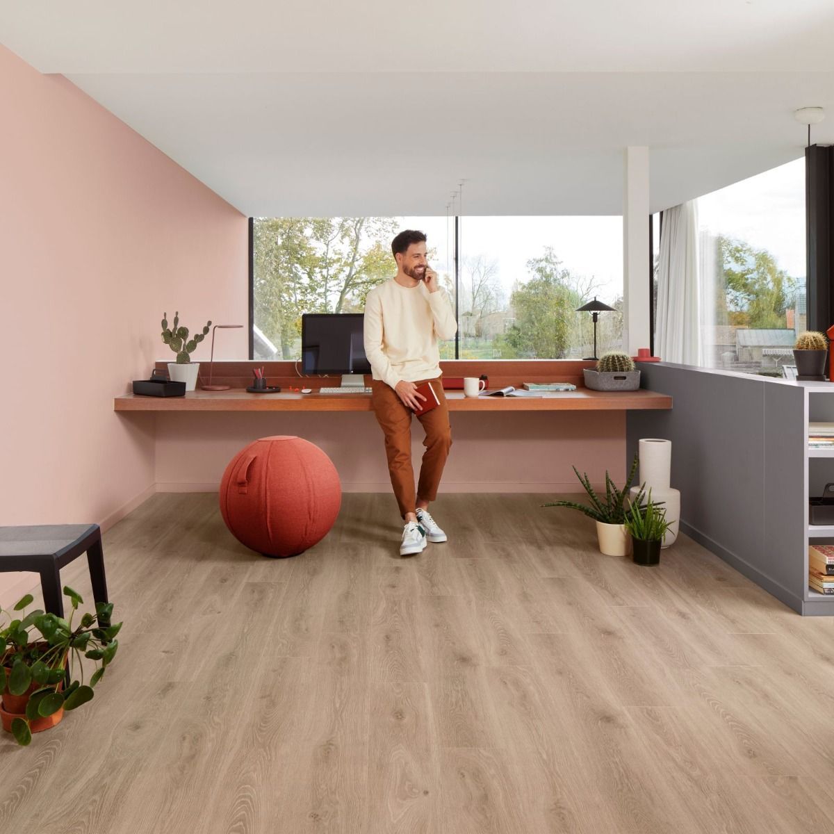 Oakwood Berry Alloc Ocean 8 V4 Laminate Flooring Bloom Light Brown
