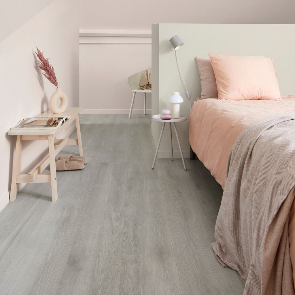 Oakwood Berry Alloc Ocean 8 V4 Laminate Flooring Bloom Silver Grey