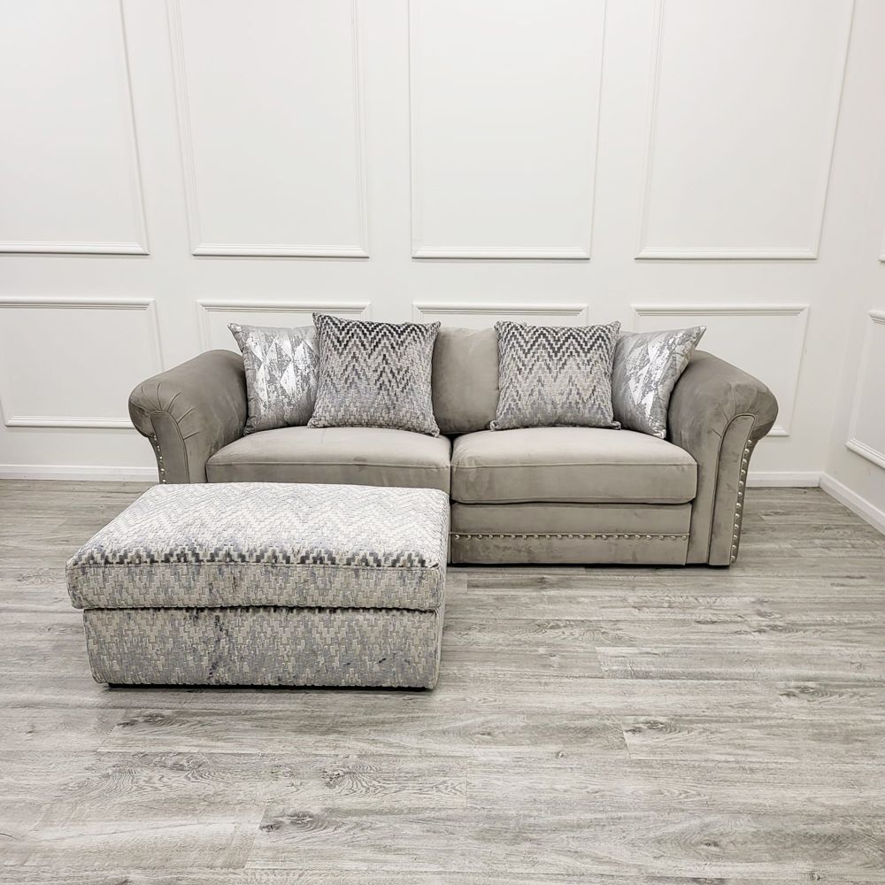 Oakwood Brooklyn 2 Seater Fabric Sofa