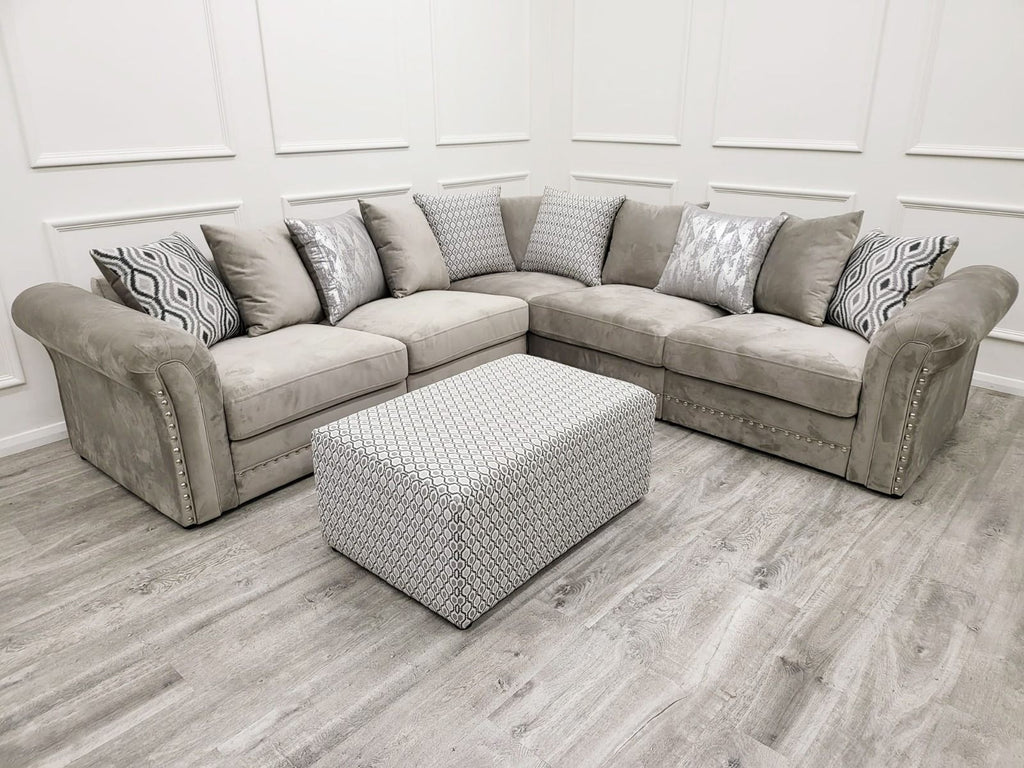 Oakwood Brooklyn fabric Corner Sofa