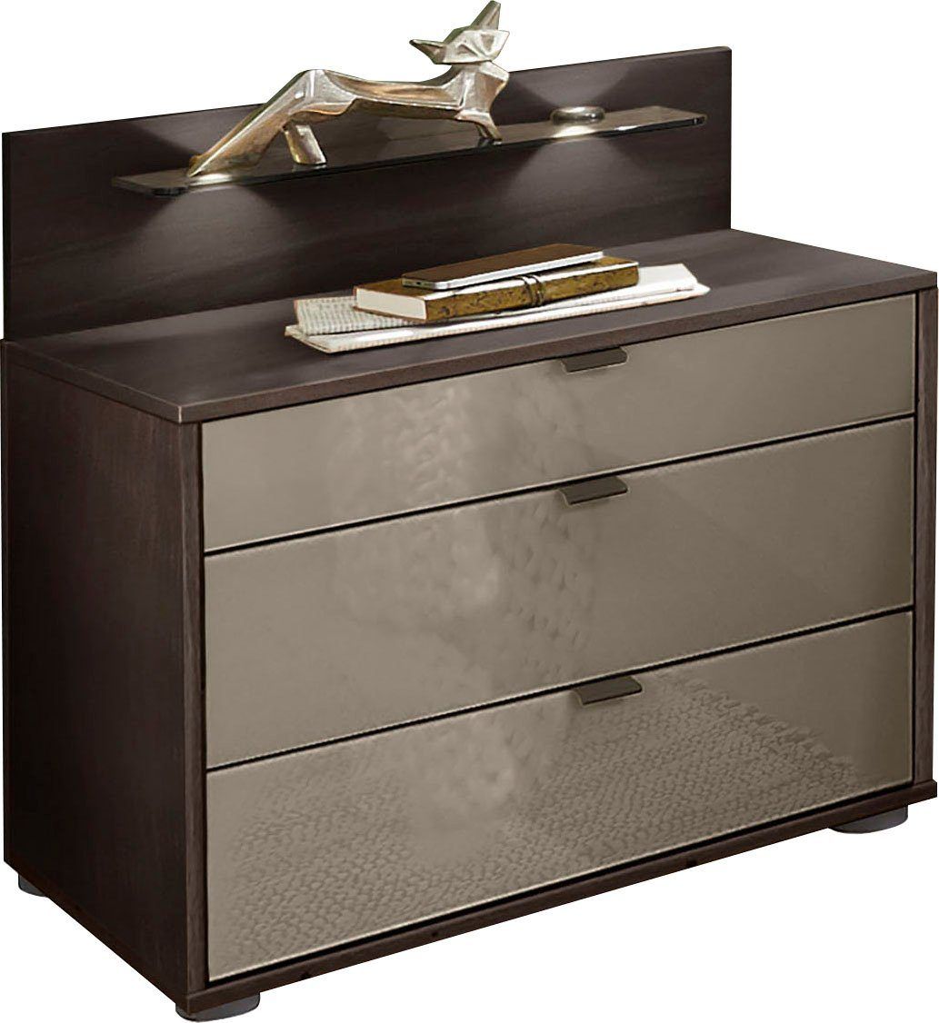 Oakwood Wiemann Quito Mocca Oak Add On Bedside Cabinet Panel