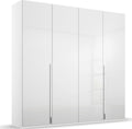 Oakwood Rauch Montclar 4 Door Hinged High Gloss White Wardrobe with Premium Interior