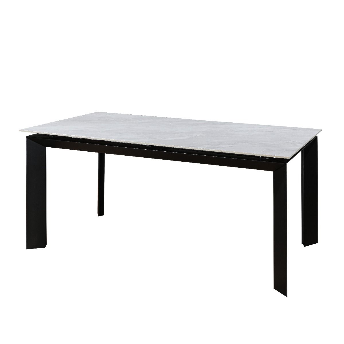 Oakwood Amador Ceramic Pearla Grey 160/220cm Extending Dining Table Set