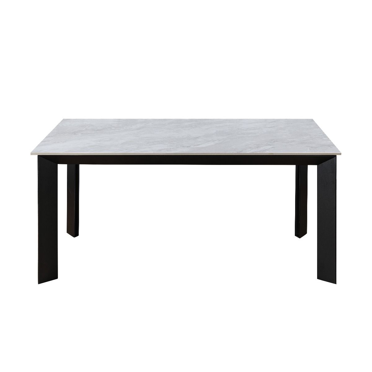 Oakwood Amador Ceramic Pearla Grey 160/220cm Extending Dining Table Set