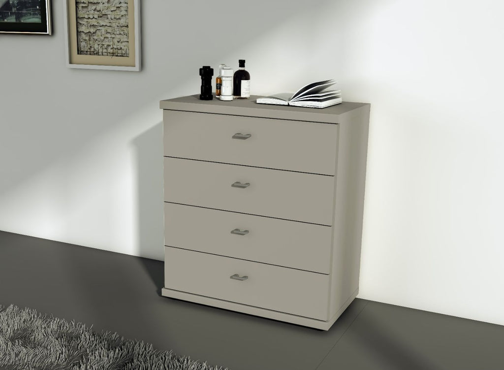 Oakwood Wiemann Cairns Pebble Grey Hinged Door Wardrobe With Cornice