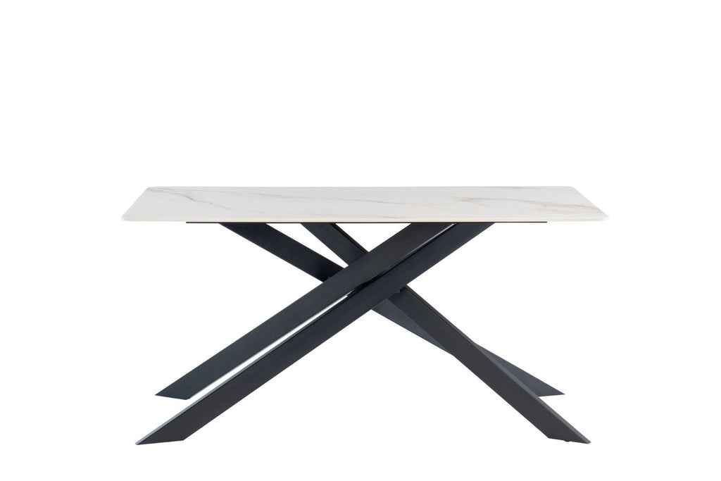 Oakwood Camilla 1.6M Kass Gold Sintered Stone Dining Table