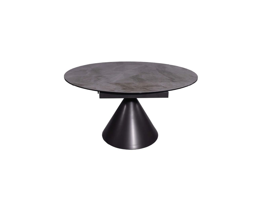 Oakwood Alphonse Matte Ceramic Extending Dining Table Grey - 135CM