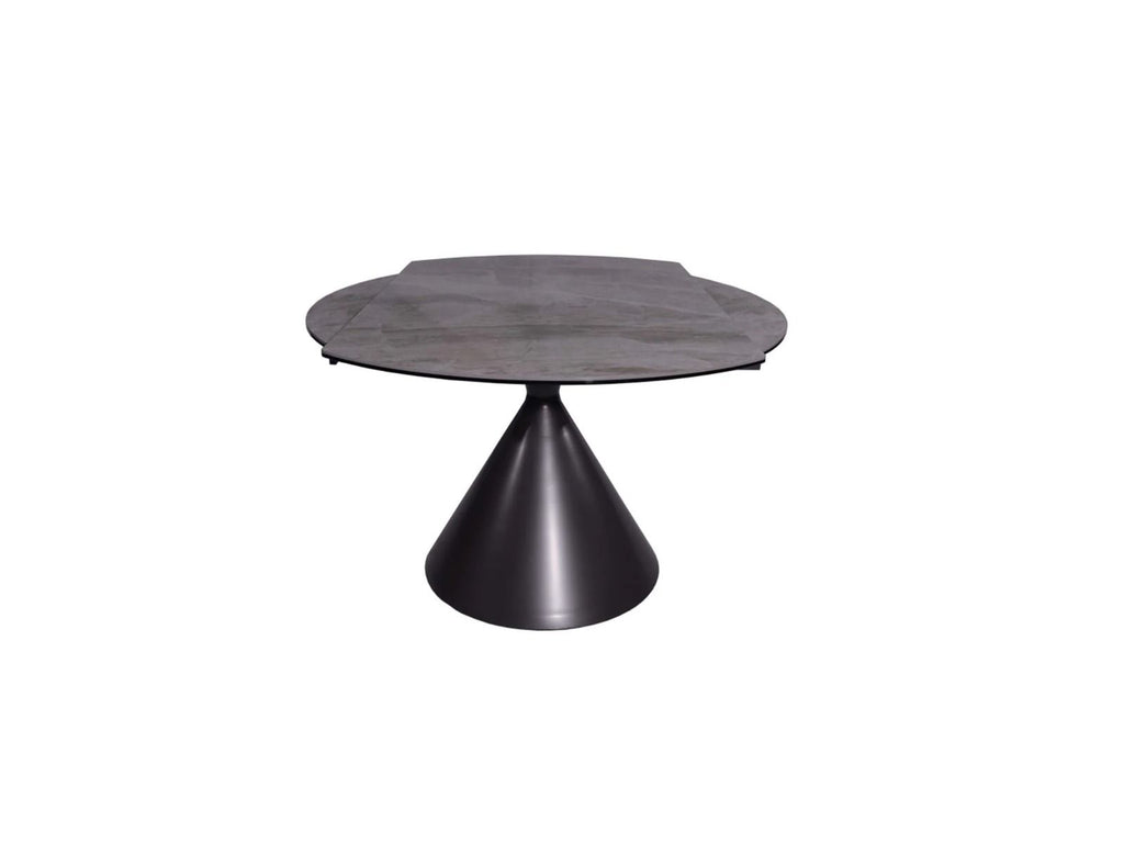 Oakwood Alphonse Matte Ceramic Extending Dining Table Grey - 135CM