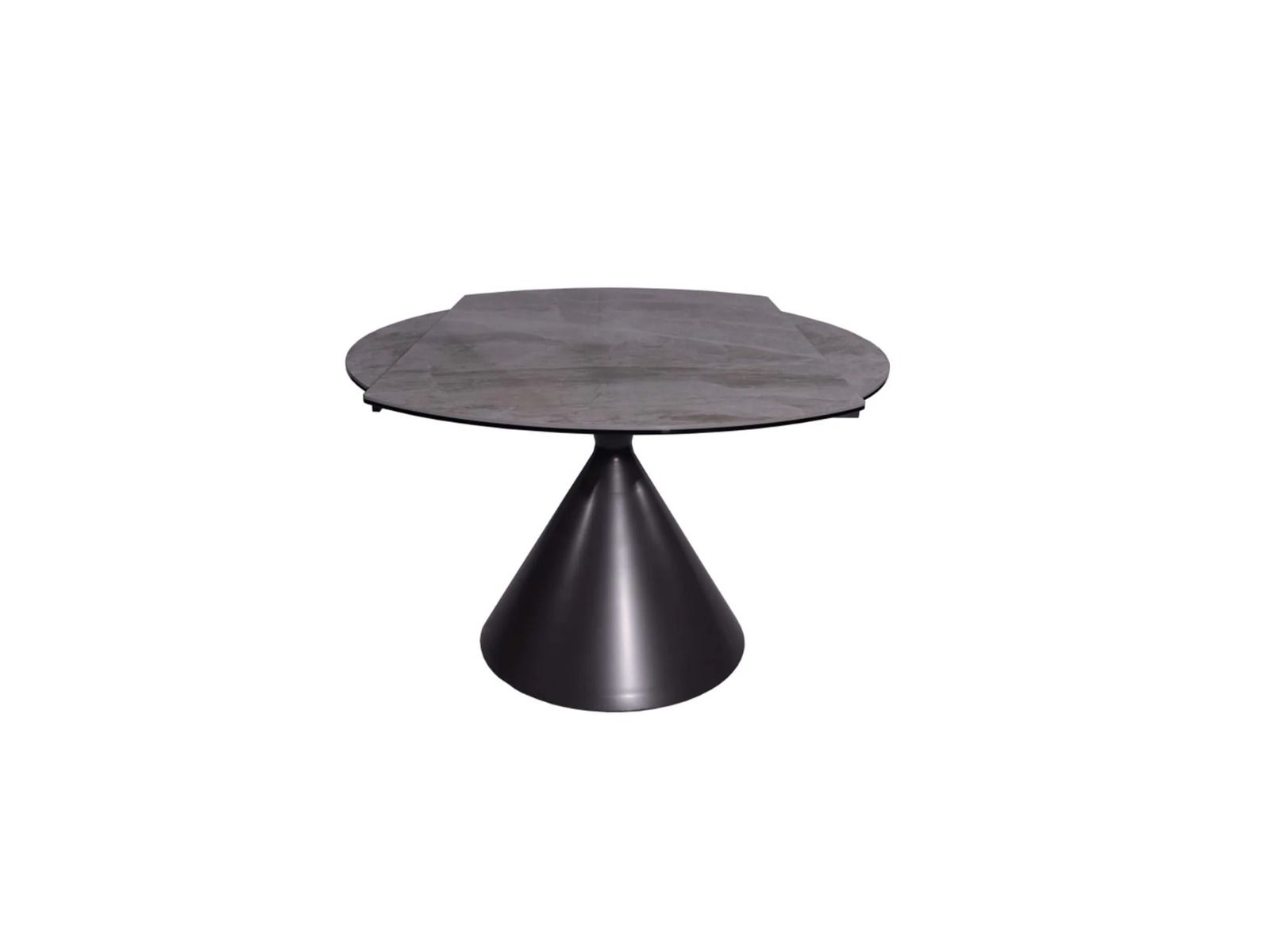 Oakwood Alphonse Matte Ceramic Extending Dining Table Grey - 135CM