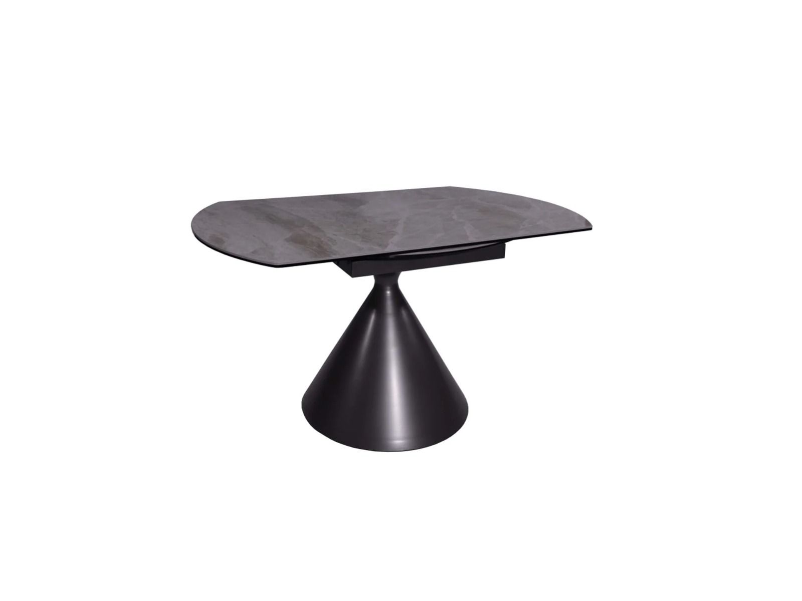 Oakwood Alphonse Matte Ceramic Extending Dining Table Grey - 135CM