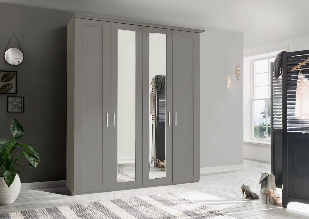 Oakwood Wiemann Cambridge 5 Hinged Door Wardrobe with Mirror
