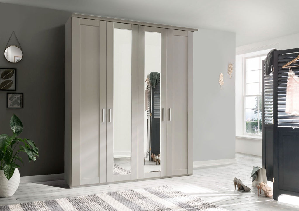 Oakwood Wiemann Cambridge 6 Hinged Door Wardrobe with Mirror