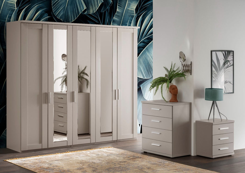 Oakwood Wiemann Cambridge 6 Hinged Door Wardrobe with Mirror