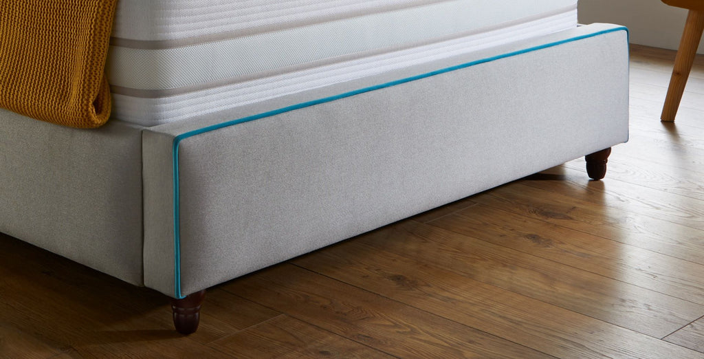 Oakwood Candi Chesterfield Velvet Fabric Upholstered Bed Frame