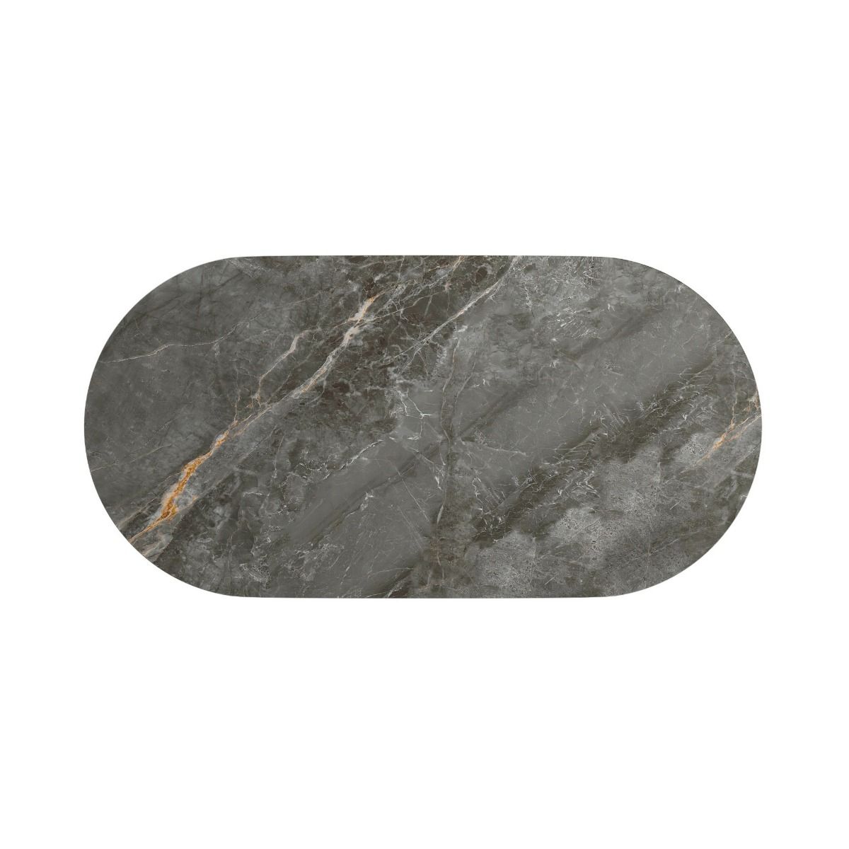Oakwood Regalia Oval Gloss Ceramic Dining Table