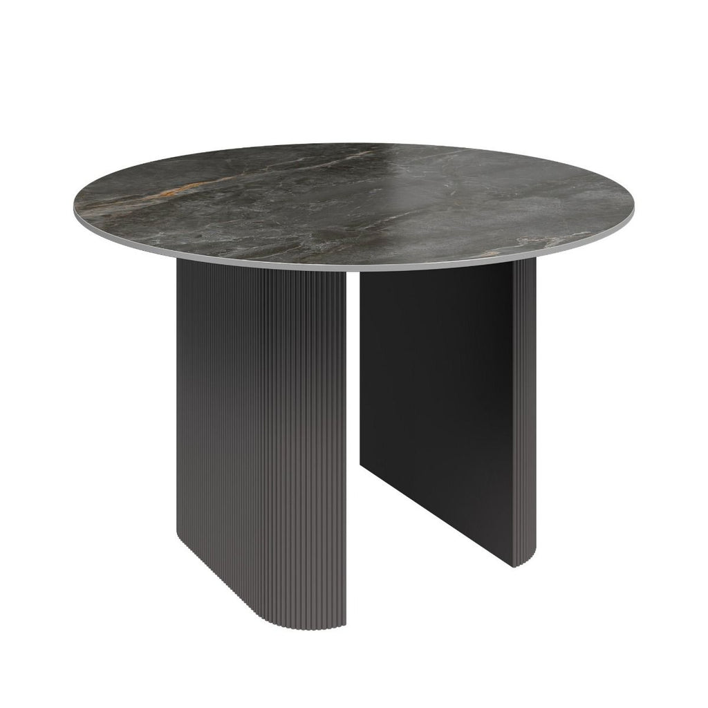 Oakwood Regalia Gloss Round Ceramic Dining Table