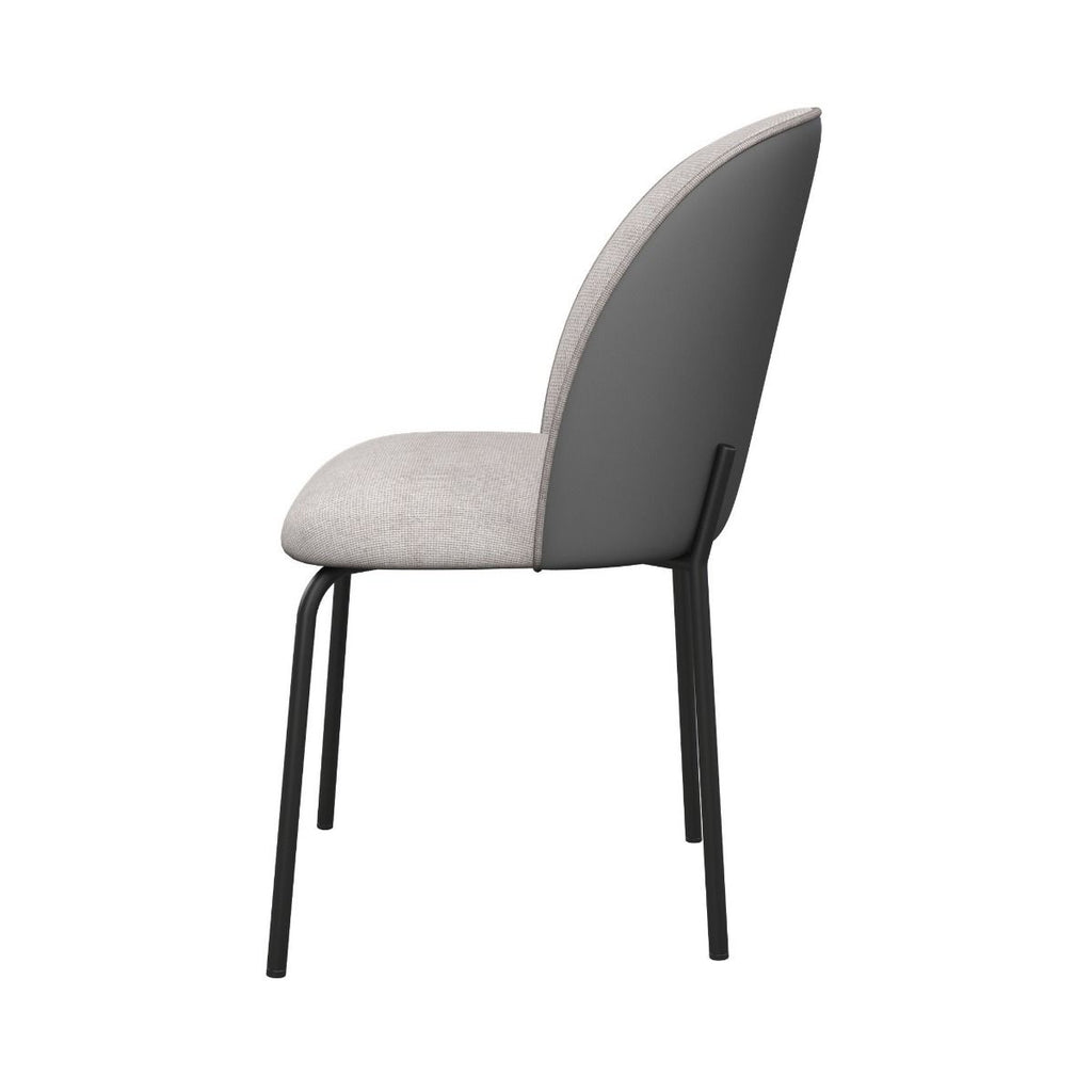 Oakwood 2x Regalia Leather 2 Tone Dining Chair