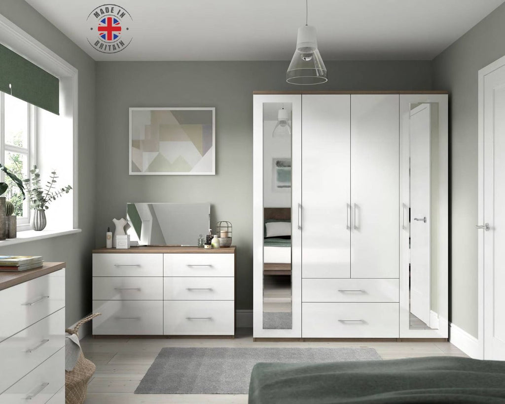 Oakwood Maysons Catania High Gloss Front Bedroom Furniture Range