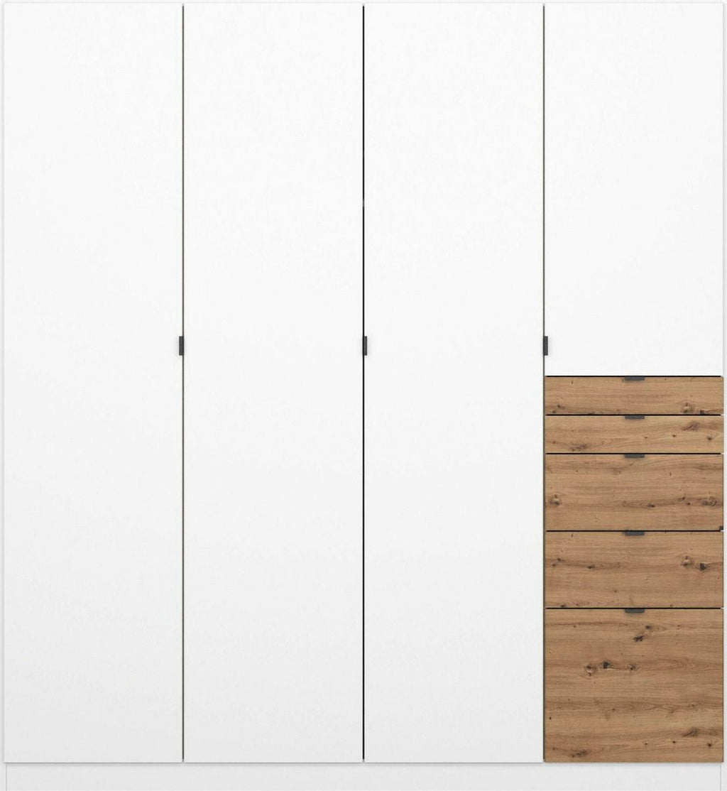 Oakwood Rauch Ontario 4 Door Combi Wardrobe