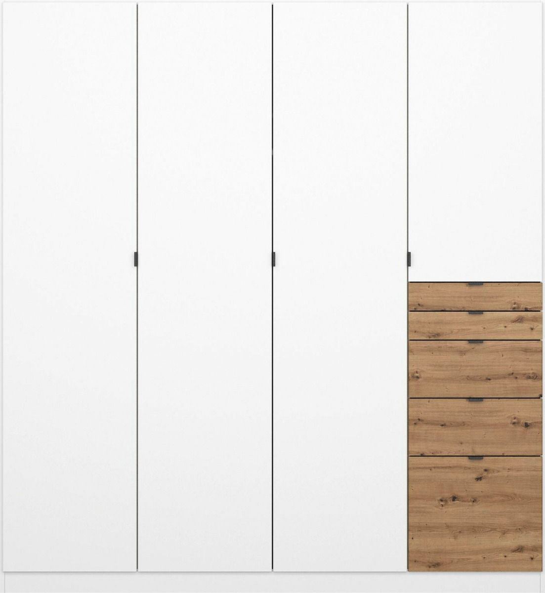 Oakwood Rauch Ontario 4 Door Combi Wardrobe