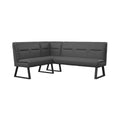 Oakwood Cerella Leather Corner Bench