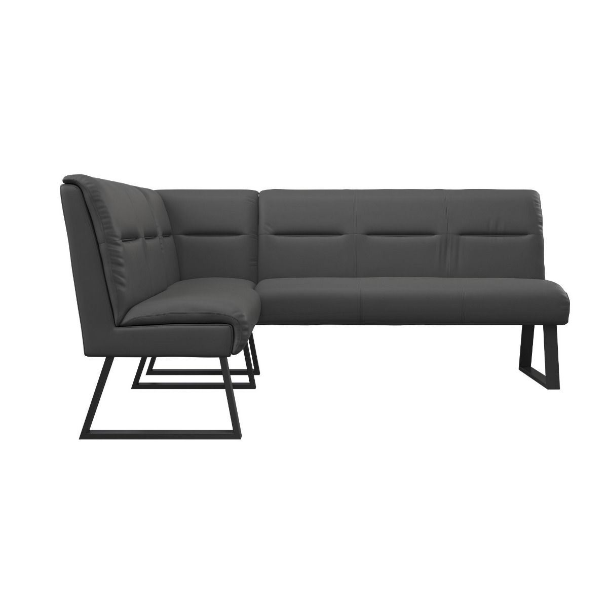 Oakwood Cerella Leather Corner Bench