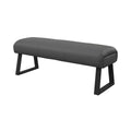 Oakwood Cerella Leather Backless Bench