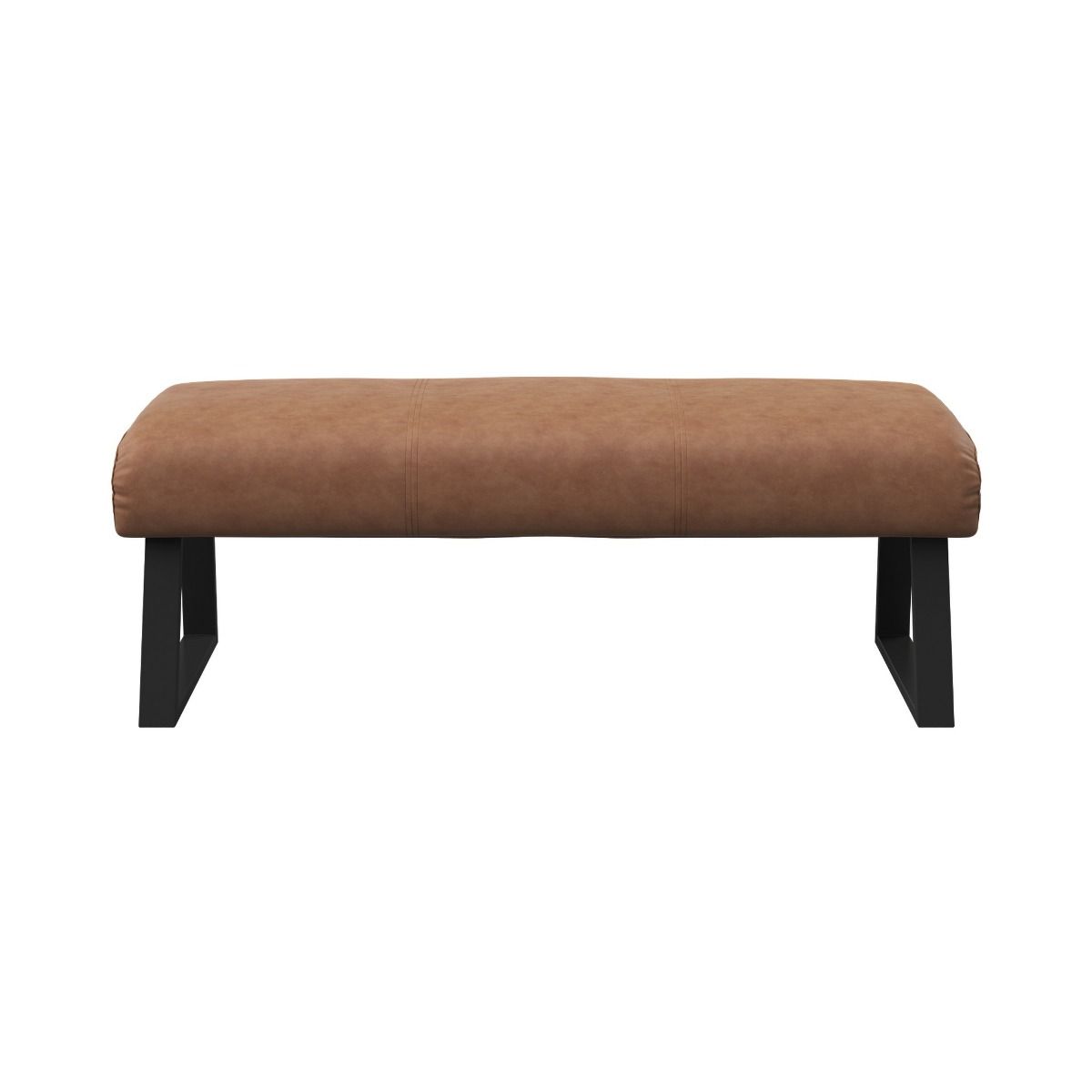 Oakwood Cerella Leather Backless Bench