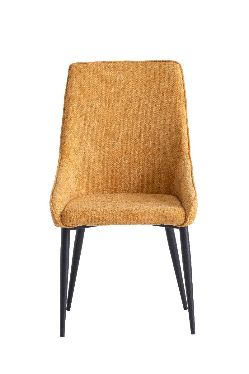 Oakwood Coral 1.8M Kass Gold Sintered Stone Dining Table with Charlie Dining Chair