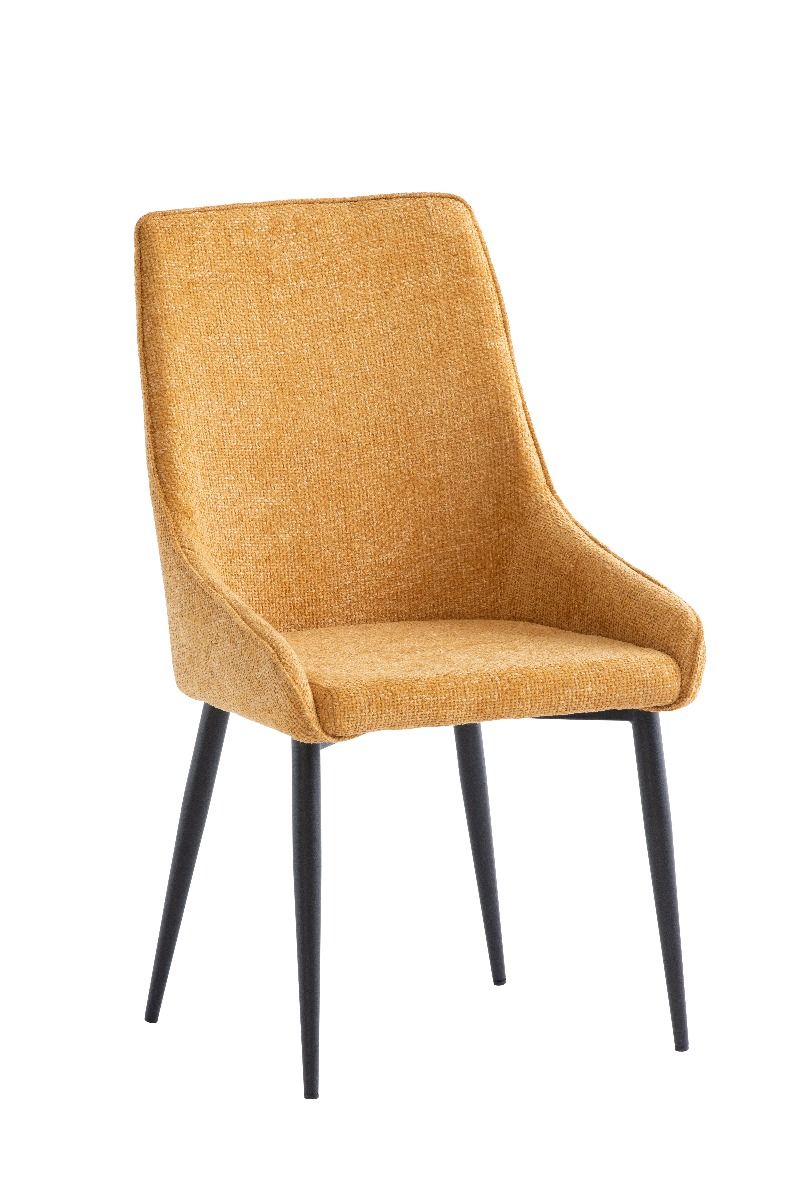 Oakwood Coral 1.8M Kass Gold Sintered Stone Dining Table with Charlie Dining Chair