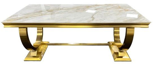 Oakwood Arianna 1.8M Gold Dining Table