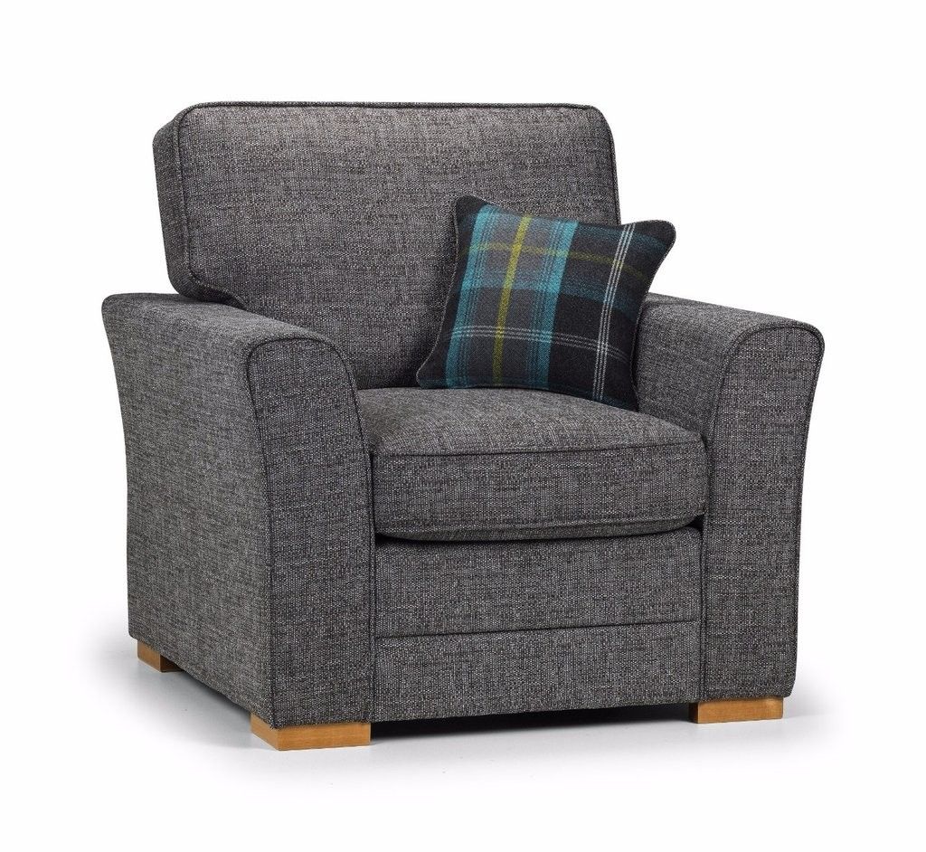 Oakwood Sofa Express Chilli 3 Seater Formal Back Fabric Sofa Set