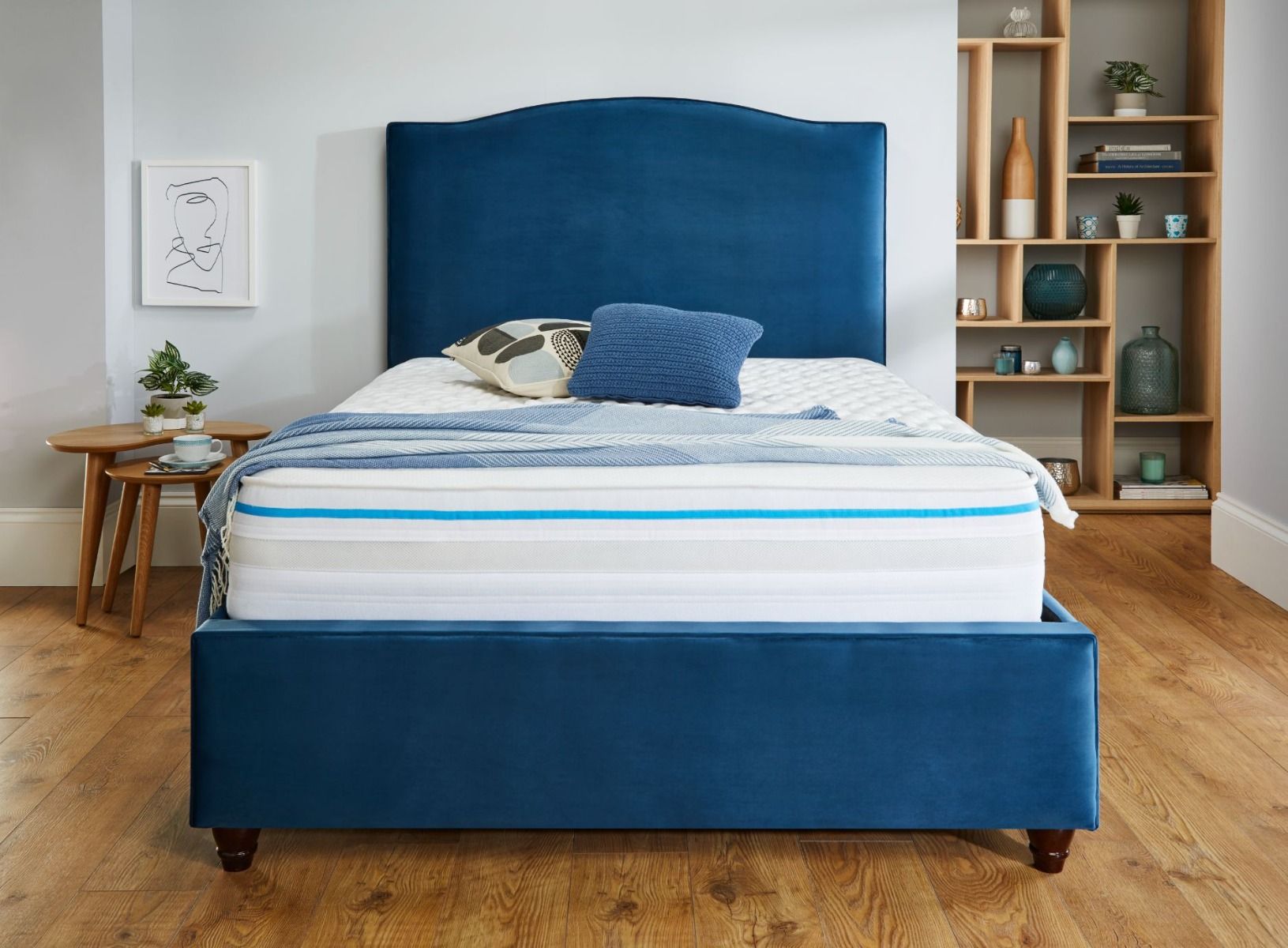 Oakwood Classico Fabric Upholstered Bed Frame