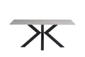 Oakwood Coral 1.8M Rebecca Grey Sintered Stone Top Dining Table