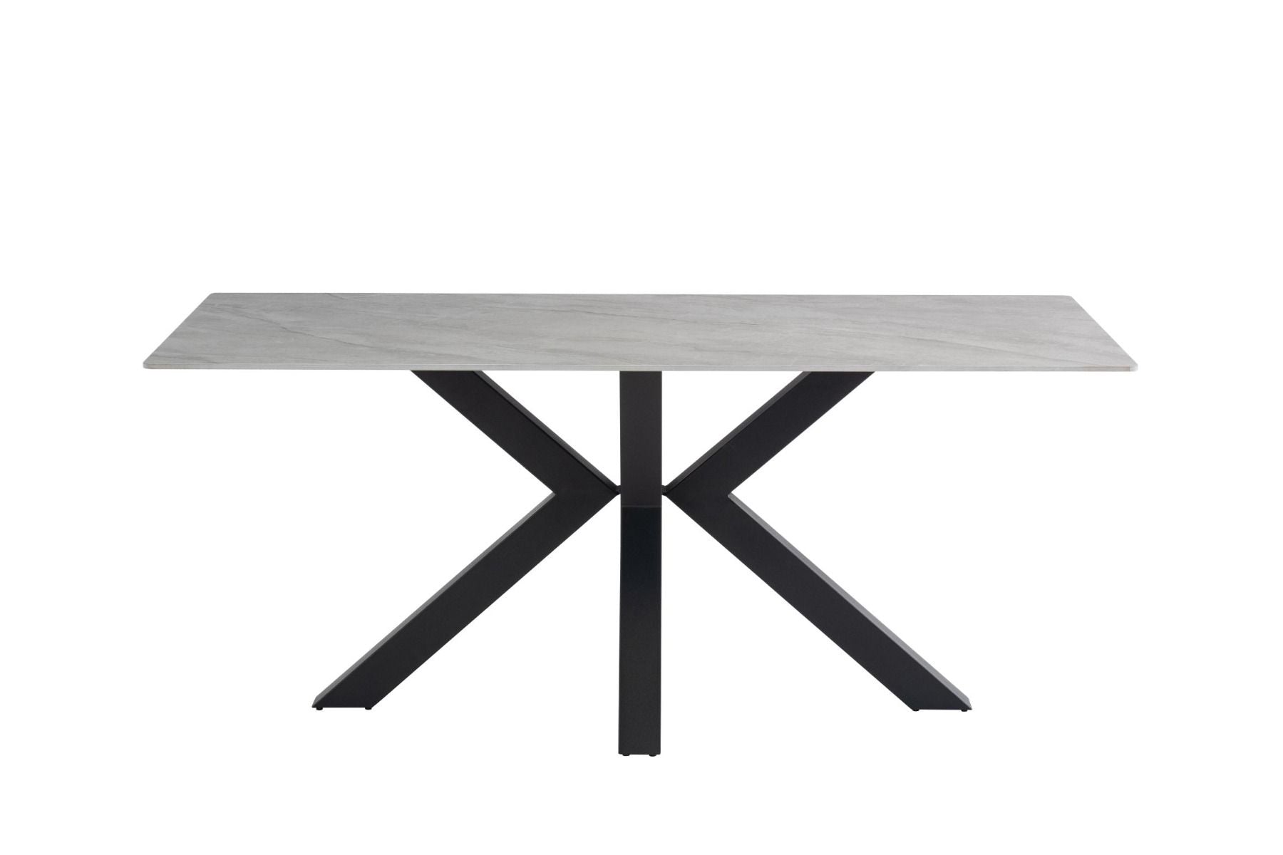 Oakwood Coral 1.8M Rebecca Grey Sintered Stone Top Dining Table