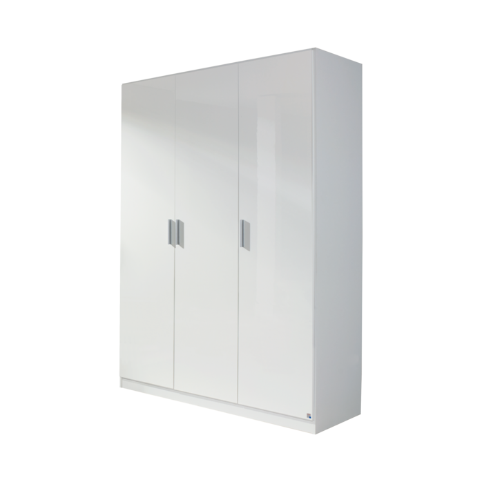 Oakwood Rauch Celle 3 Door Hinged High Gloss Front Wardrobe