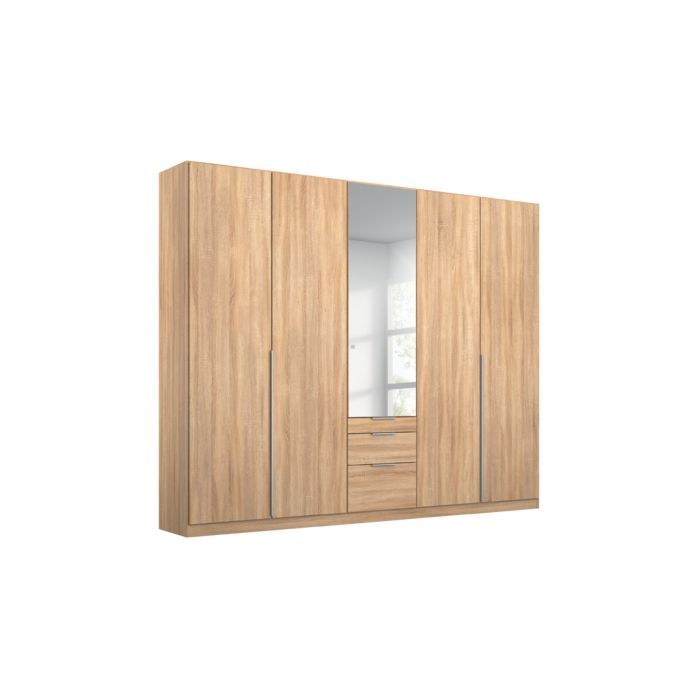 Oakwood Rauch Alabama combi Wardrobe - Matt Finish - All Sizes